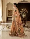 Ktd 2080 Handloom Fabric Digital Printed Saree